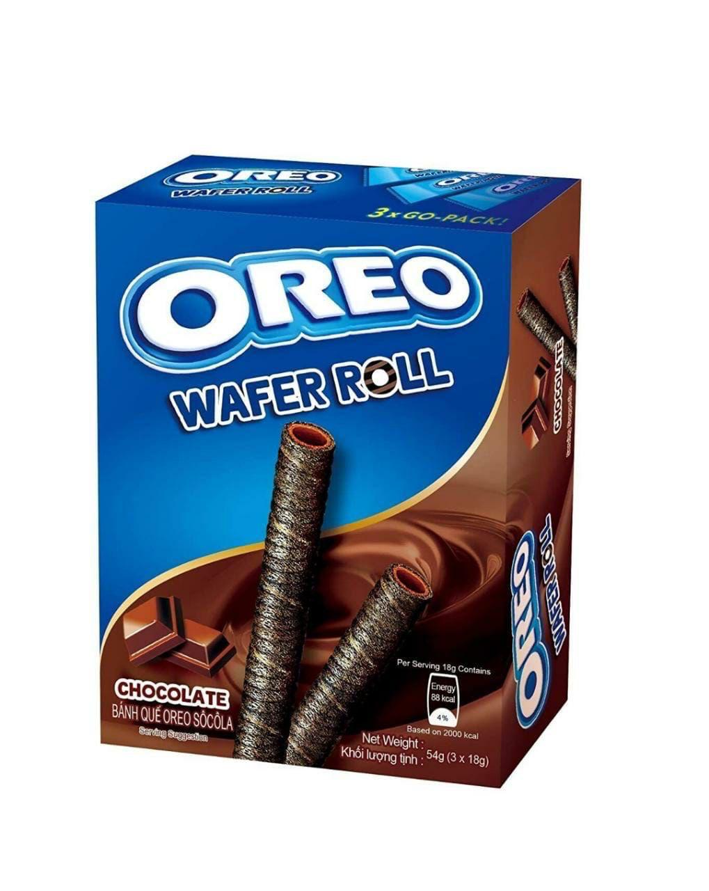 Oreo Chocolate Wafer Rolls – 54 g