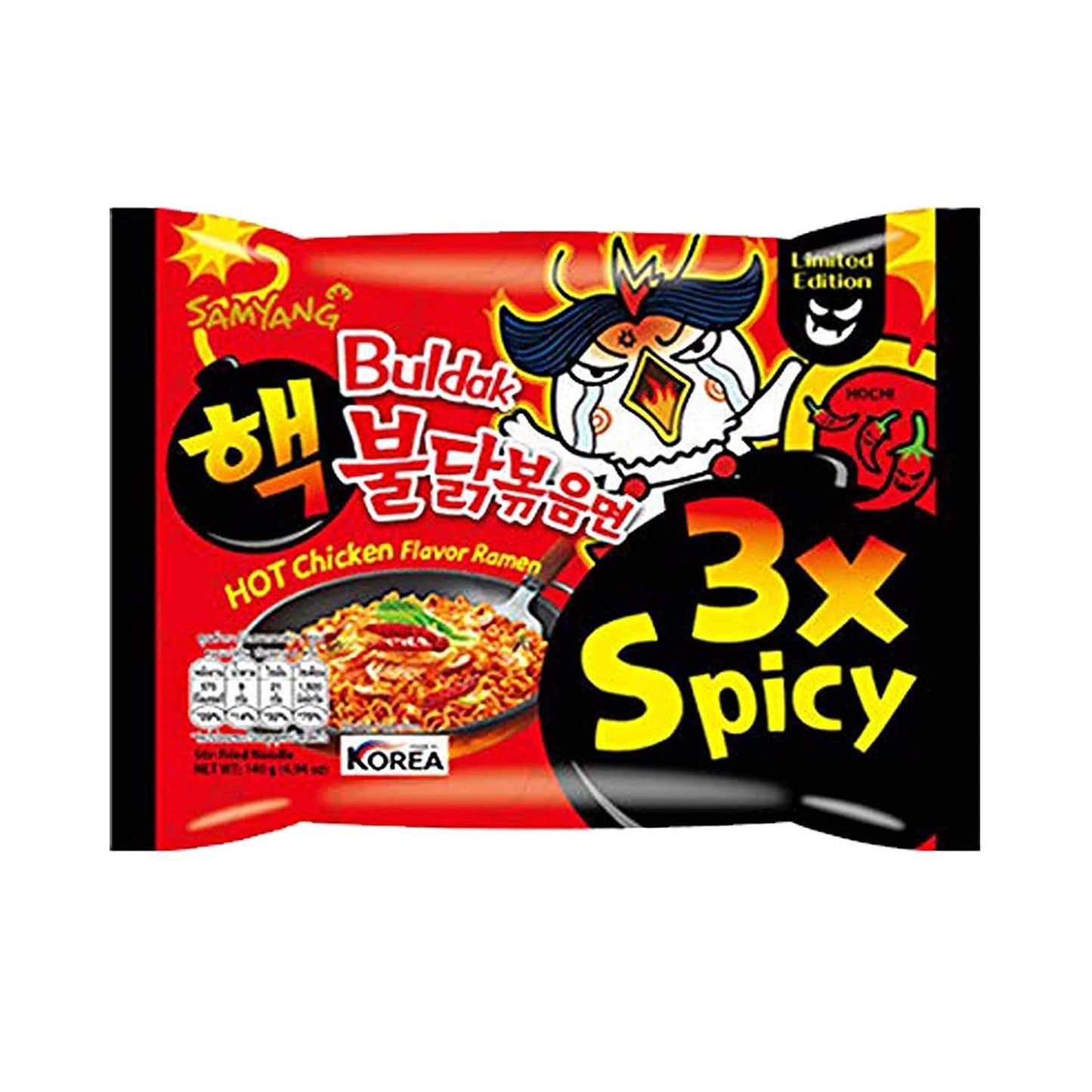 Samyang Buldak 3X Spicy Hot Chicken Ramen – 140 g