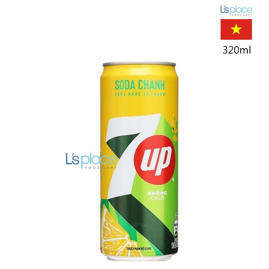 7UP Lemon Soda Chanh – 330ml