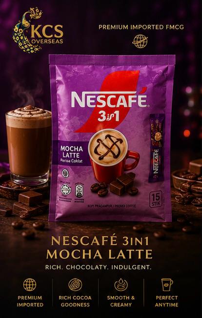 Nescafe 3in1 Mocha Latte 15pouch
