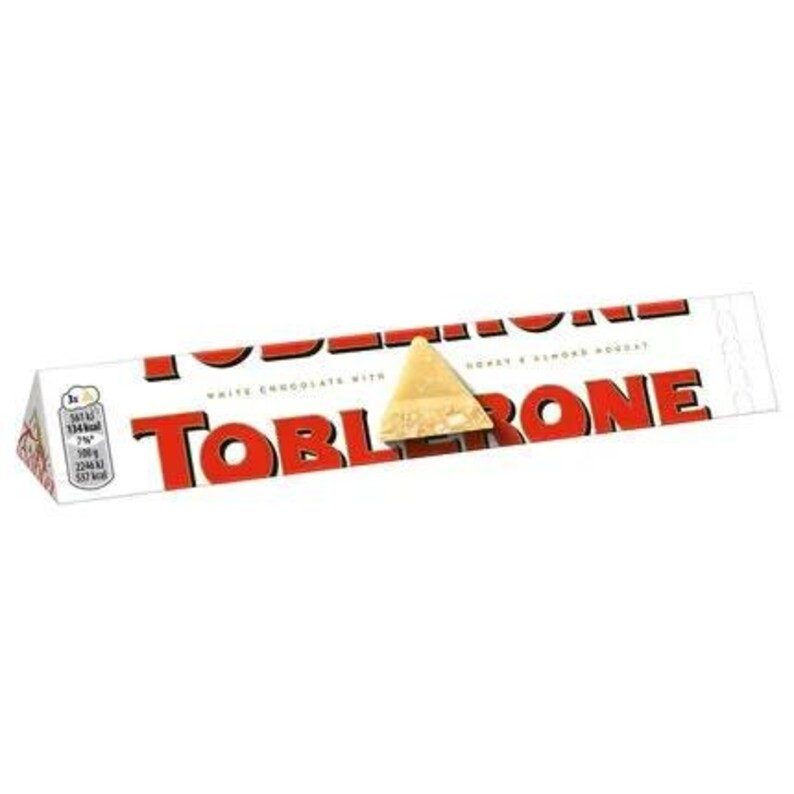 Toblerone White Chocolate Bar – 100 g
