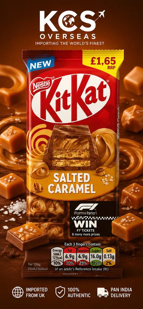 KitKat Salted Caramel 99G Slab UK