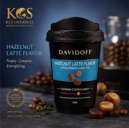 Davidoff coffee Hazelnut Latte Chewy candy 50G