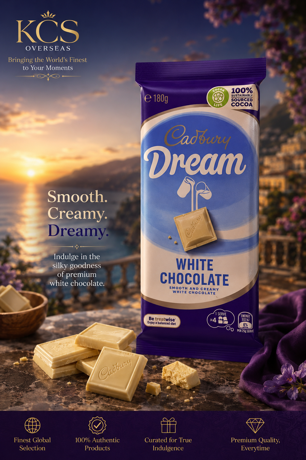 Cadbury Dream White 180G Australia
