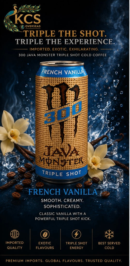 Monster French Vanilla Java Trippleshot 500ML USA