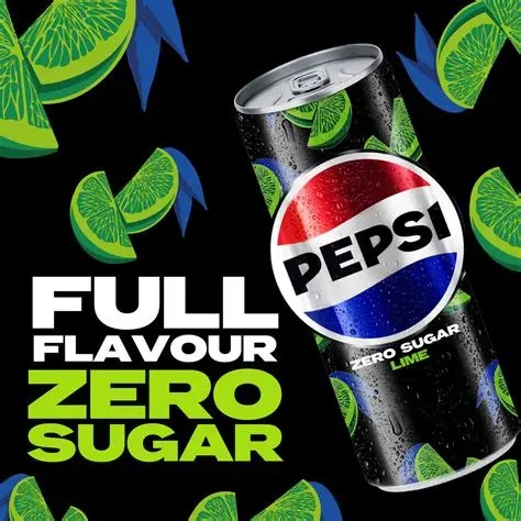 Pepsi Zero Sugar Lemon Lime – 330ml