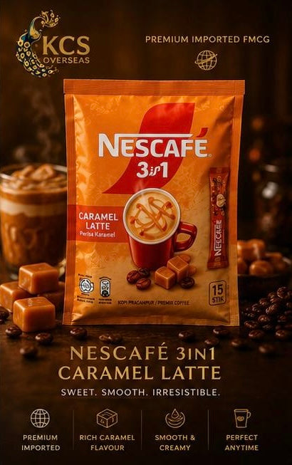 Nescafe 3in1 Caramel Latte 15pouch