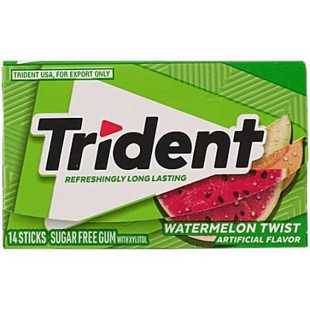 Trident Watermelon Twist Sugar-Free Gum – 27 g