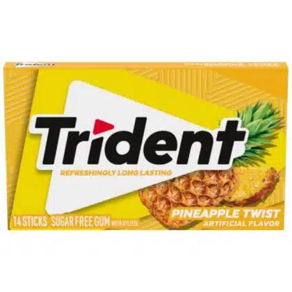 Trident Pineapple Twist Sugar-Free Gum – 27 g