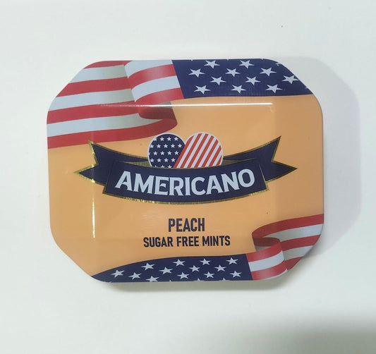 Americano Peach Sugar-Free Mints – 14 g
