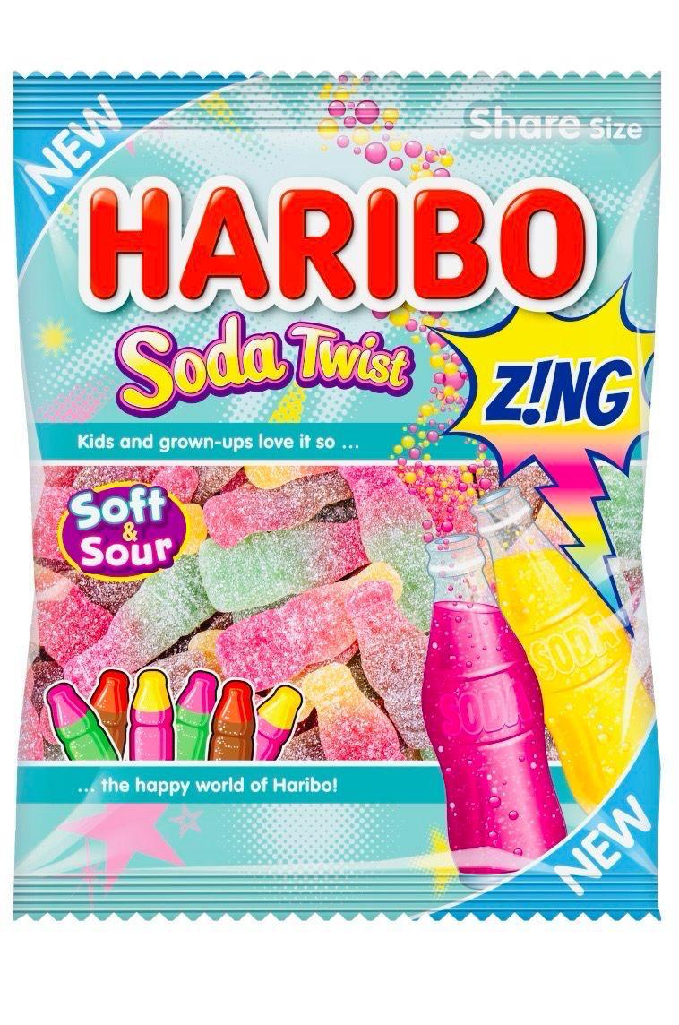 Haribo Soda Twist Zing – 140 g
