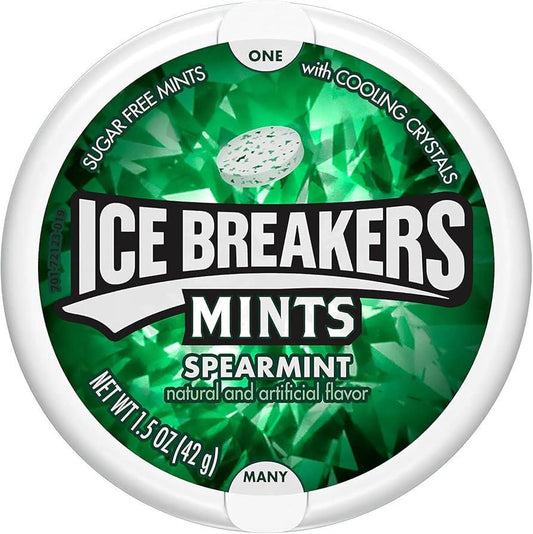 Ice Breakers Spearmint Sugar-Free Gum – 42 g