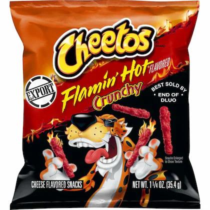 Cheetos Flamin’ Hot Crunchy – 35 g
