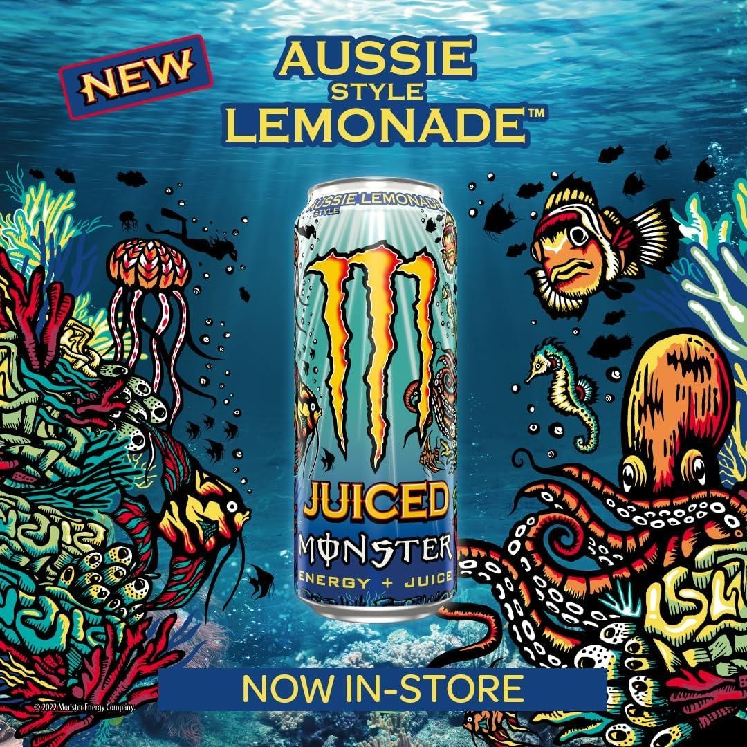 Juiced Monster Aussie Lemonade – 500ml
