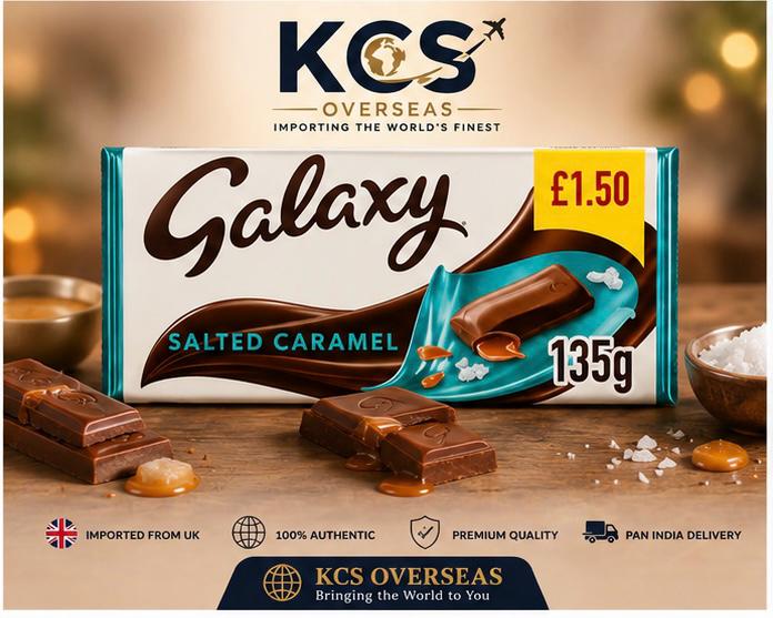 Galaxy Salted Caramel 135G Slab UK