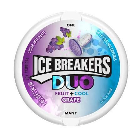Ice Breakers Duo Grape + Cool Mint – 42 g