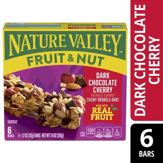 Nature Valley Dark Chocolate Cherry Granola Bars – 210 g