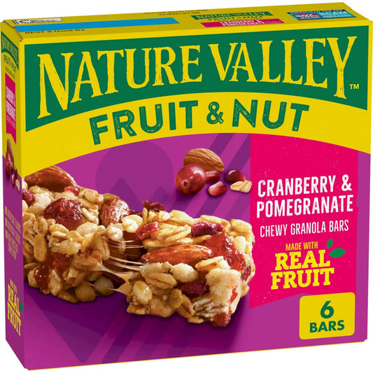Nature Valley Cranberry & Pomegranate Granola Bars – 210 g