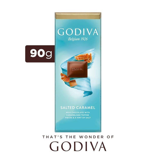 Godiva Salted Caramel Milk Chocolate Bar – 90 g
