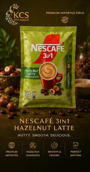 NESCAFÉ 3in1 Hazelnut Latte – 15 Sachets