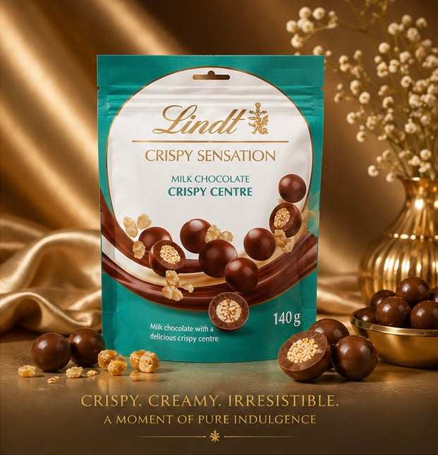 Lindt Crispy Sensation Milk Chocolate 140G