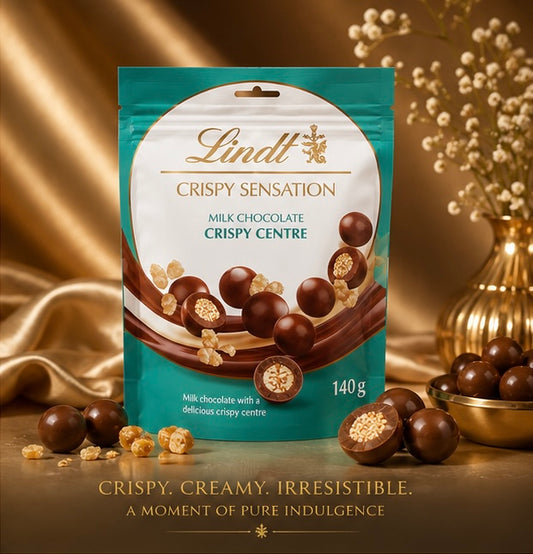 Lindt Crispy Sensation Milk Chocolate 140G
