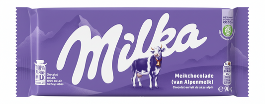 Milka Alpine Milk Chocolate Bar – 90 g