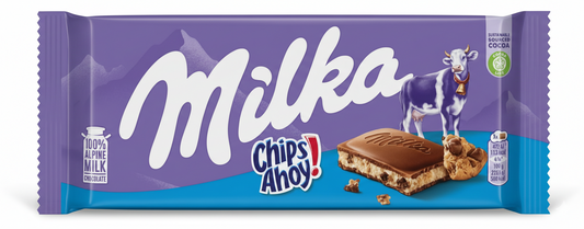 Milka Chips Ahoy Chocolate Bar – 100 g