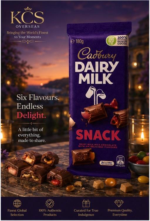 Cadbury Dairymilk Snack 180G Australia