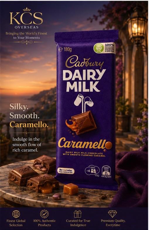 Cadbury DairyMilk Caramello 180G Australia