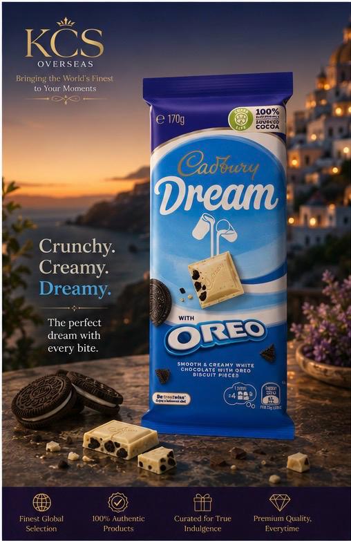 Cadbury Dream White Oreo 170G Australia