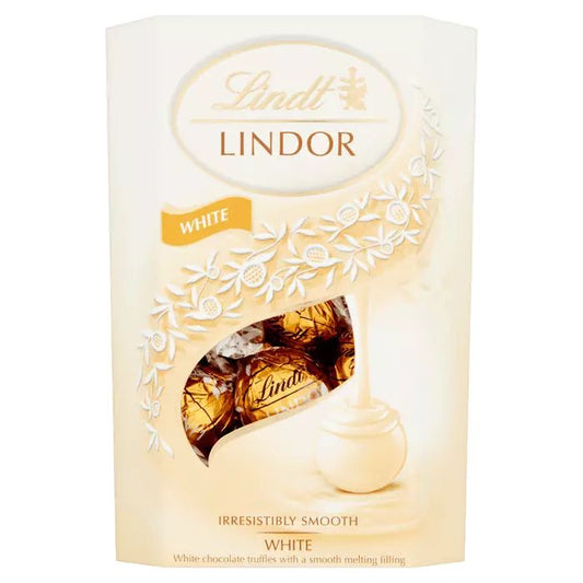 Lindt Lindor White Chocolate Truffles – 200 g