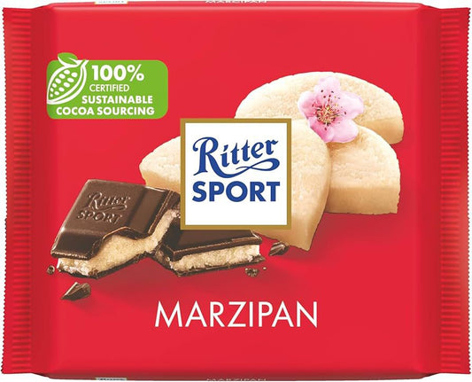 Ritter Sport Marzipan Chocolate Bar – 100 g