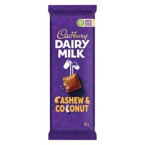 Cadbury Dairy Milk Cashew & Coconut – 80 g