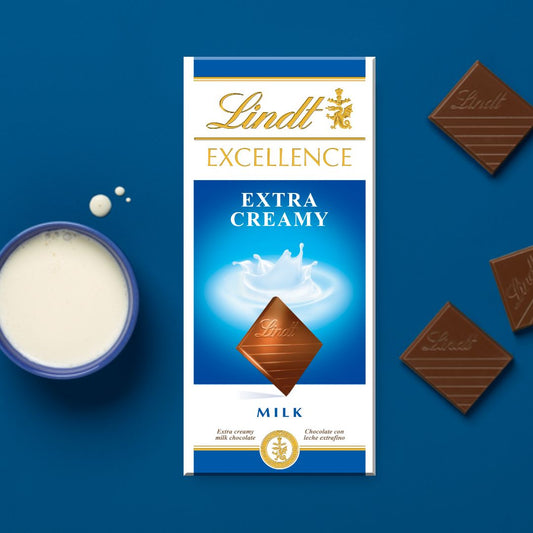 Lindt Excellence Extra Creamy Milk Chocolate 100 g