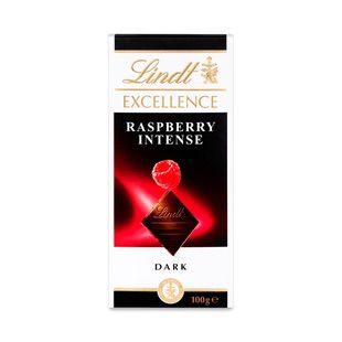 Lindt Excellence Raspberry Intense Dark Chocolate – 100 g