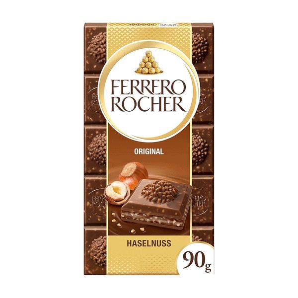 Ferrero Rocher Original Milk Chocolate Bar – 90 g