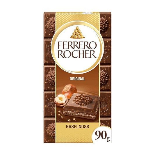 Ferrero Rocher Original Milk Chocolate Bar – 90 g