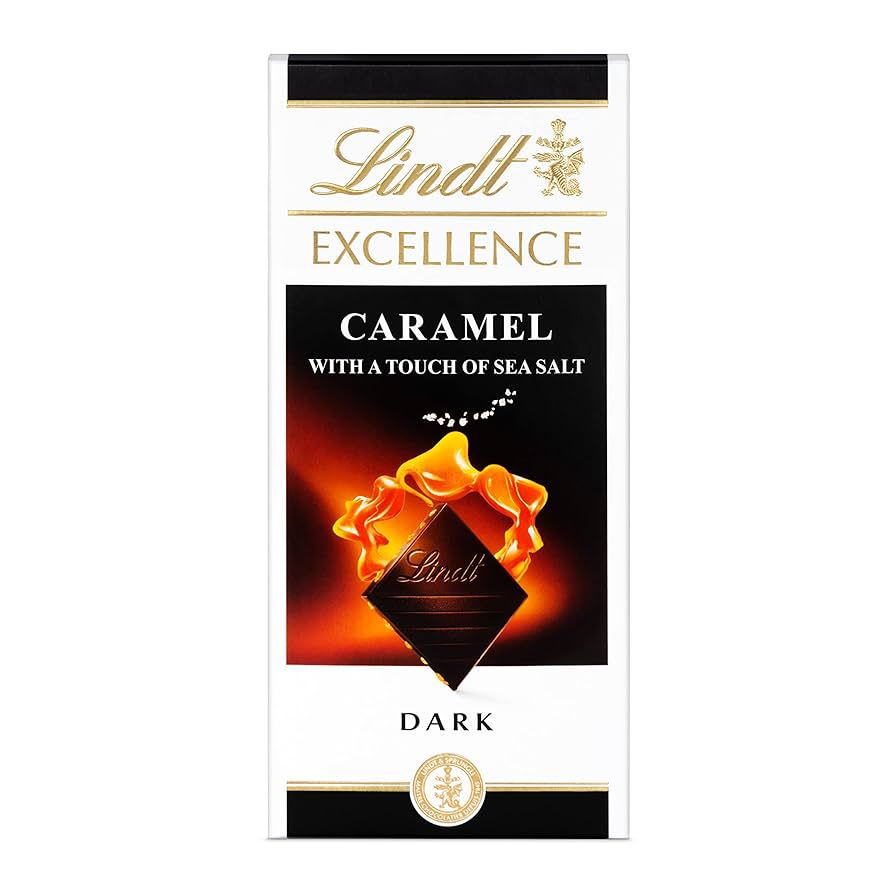 Lindt Excellence Caramel with a Touch of Sea Salt – 100 g