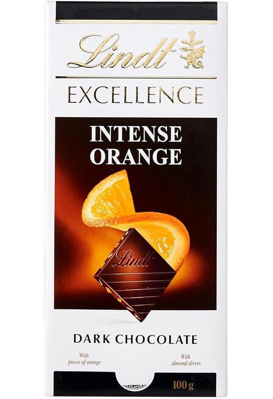 Lindt Excellence Orange Intense Dark Chocolate — 100 g