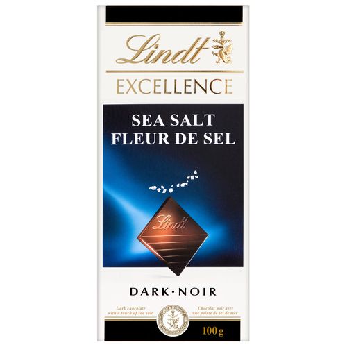 Lindt Excellence  Dark With A Touch of Sea Salt (100 g)