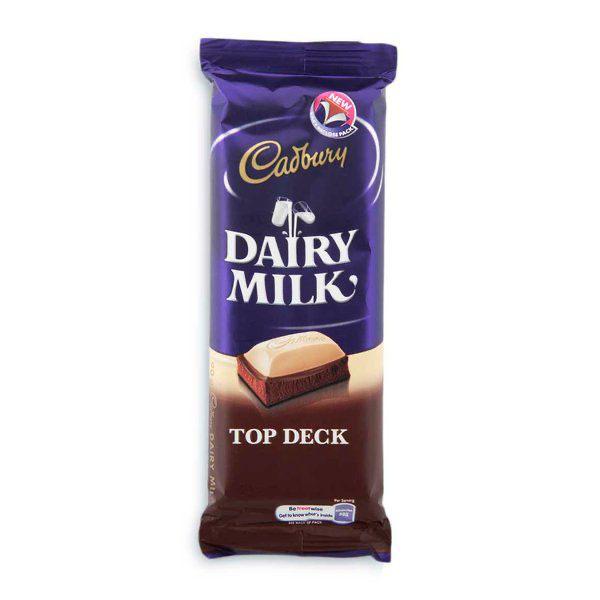 Cadbury Dairy Milk Top Deck Chocolate Bar – 80 g